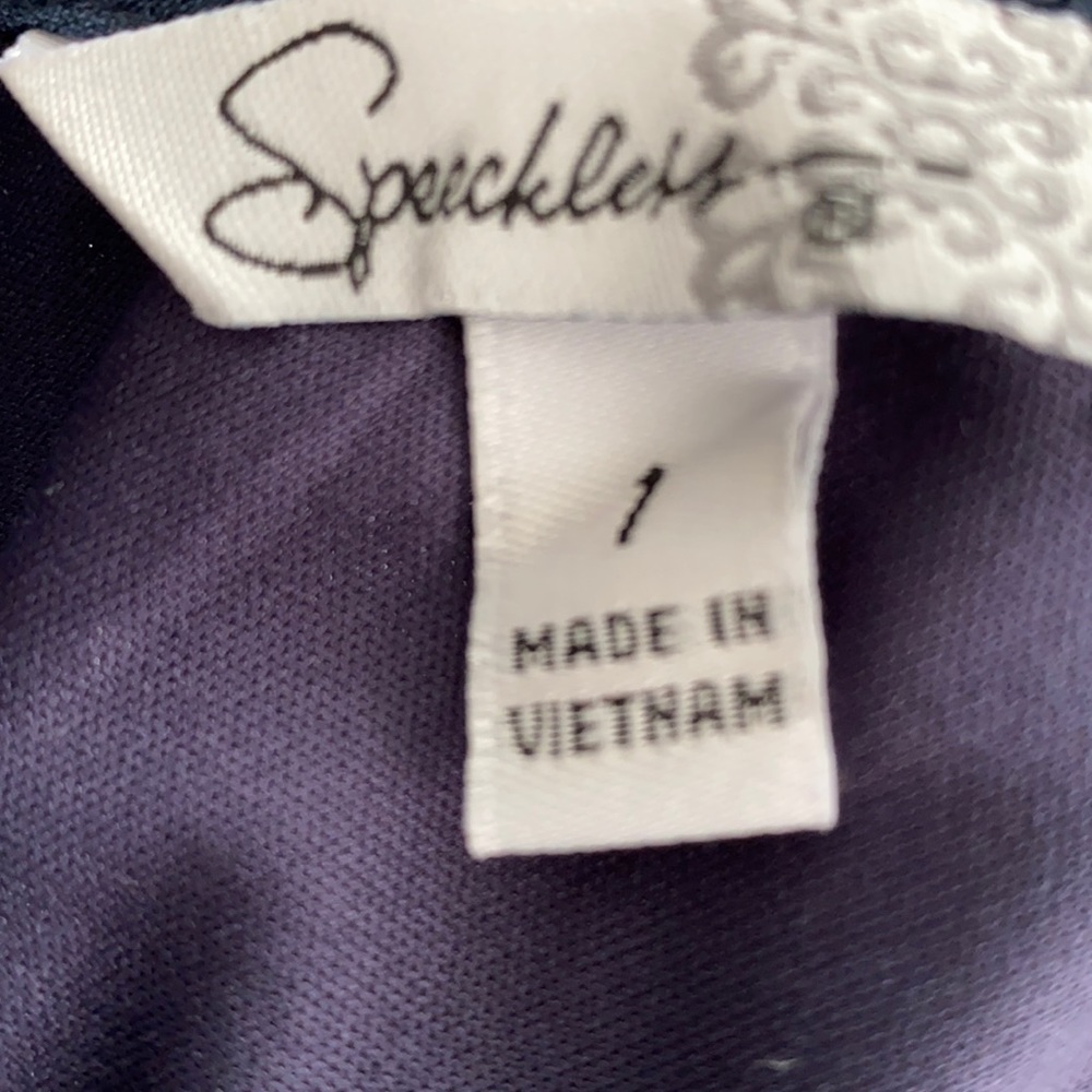 Speechless brand navy blue dress. Size 1 juniors - Picture 9 of 11